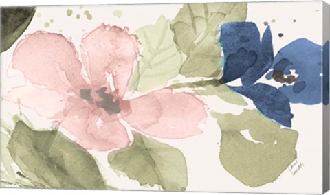 Framed Watercolor Blooms II Print