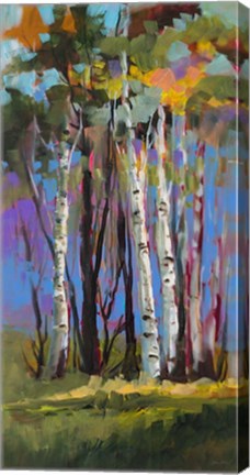 Framed Birch Trees Print