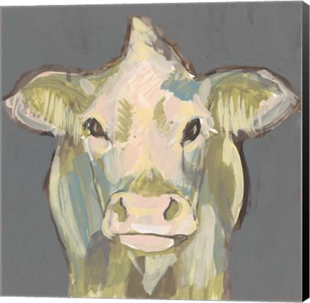 Framed Blush Faced Cow II Print