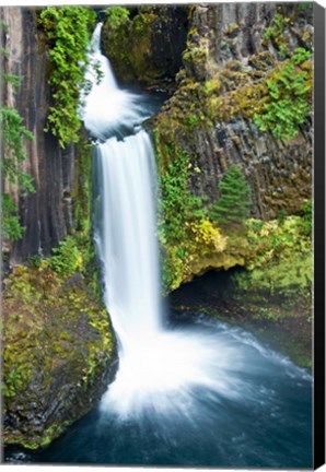 Framed Toketee Falls, Umpqua National Forest, Oregon Print