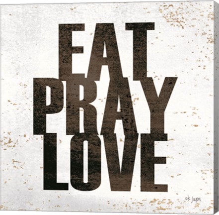 Framed Eat, Pray, Love Print