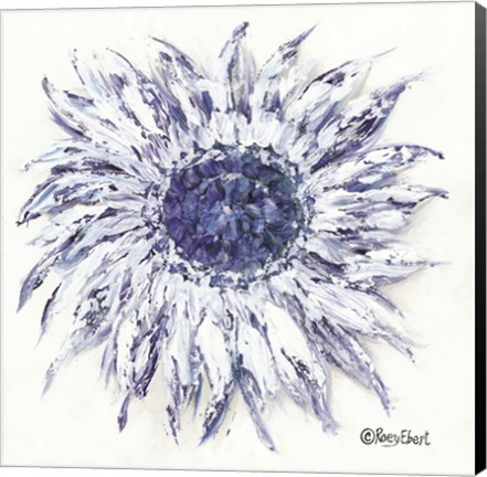 Framed Blue Sunflower Print