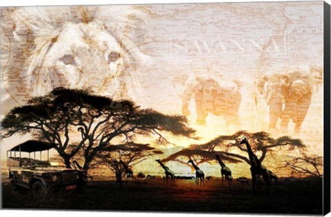 Framed Savanna Print