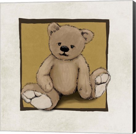 Framed Teddy Bear Print