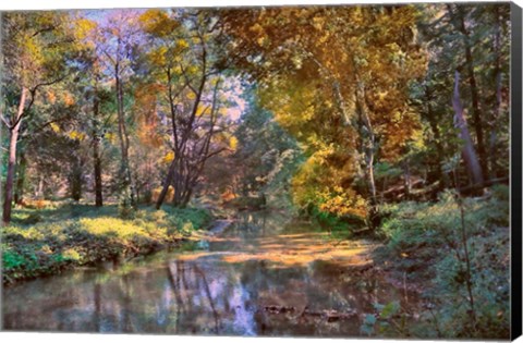 Framed Autumn in the Afternoon Print