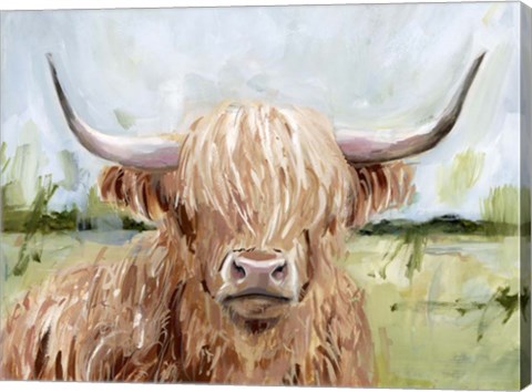 Framed Highland Grazer II Print