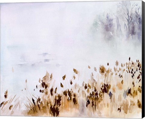 Framed Sea Oats Mist II Print