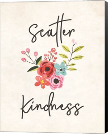 Framed Scatter Kindness Print