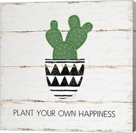 Framed Plant Happiness Print