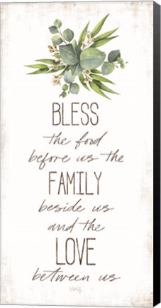 Framed Dinner Blessing Print