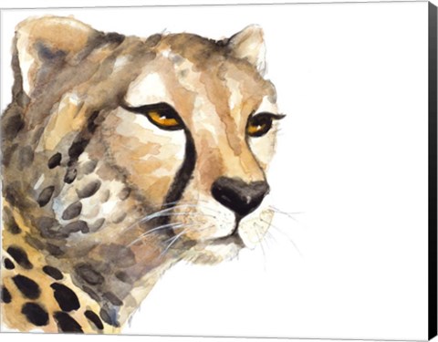 Framed Cheetah Portrait Print