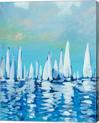 Framed Sailing II Print