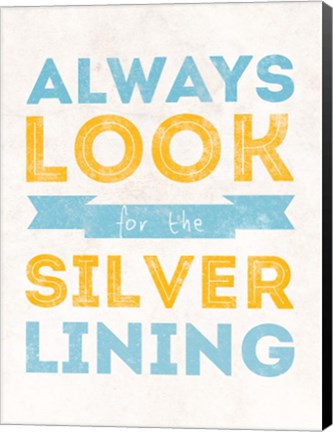 Framed Silver Lining Print