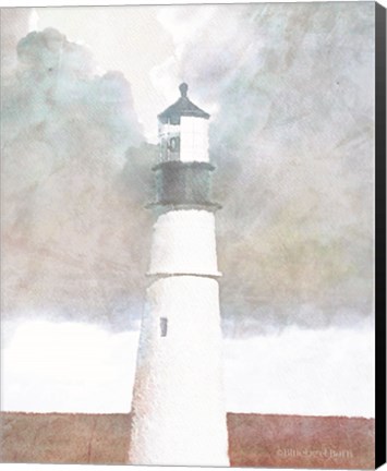 Framed Morning Lighthouse Print