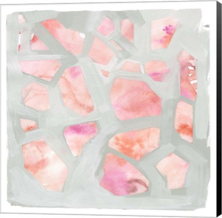 Framed Pink Salt Shards I Print