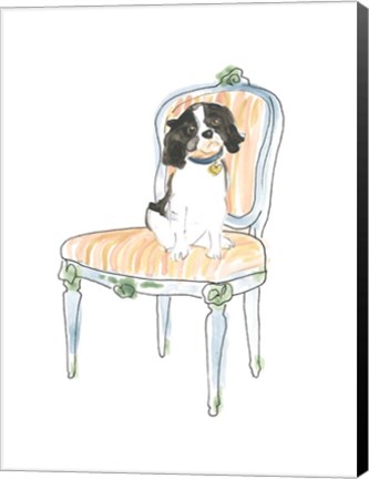 Framed Petite Chien I Print