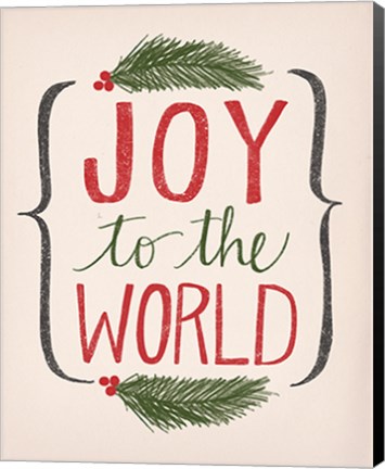 Framed Joy to the World Print