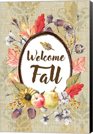 Framed Welcome Fall Print