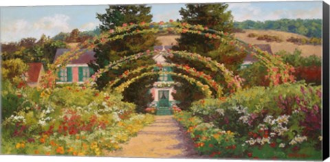 Framed Monet&#39;s Grand Entrance Print