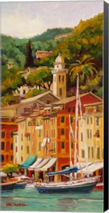 Framed Peaceful Portofino Print