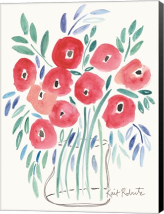 Framed Poppin&#39; Poppies Print