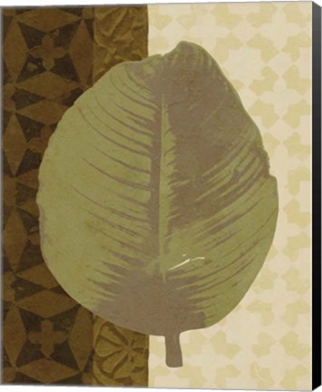 Framed Tropical Leaf II Print