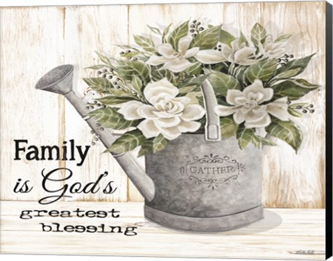 Framed Family is God&#39;s Greatest Blessing Print