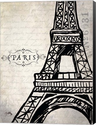 Framed Paris Eiffel Print