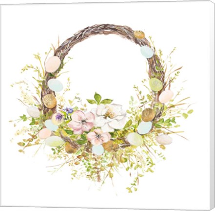 Framed Easter Wreath Print