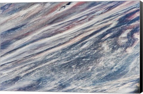 Framed Mountain Texture, San Pedro de Atacama, Chile Print