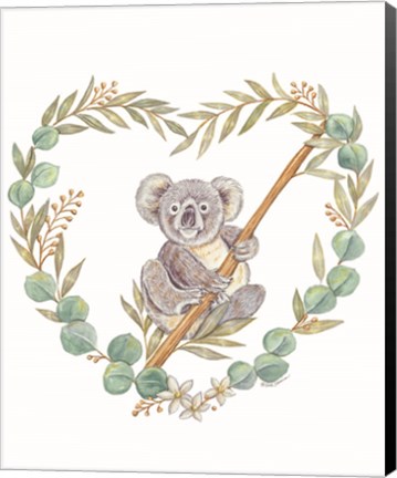 Framed Koala Love Print