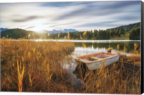 Framed At the Lake Print