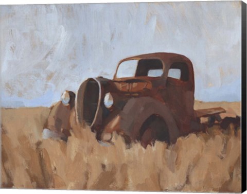 Framed Farm Truck II Print