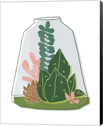 Framed Terrarium Cameo IV Print