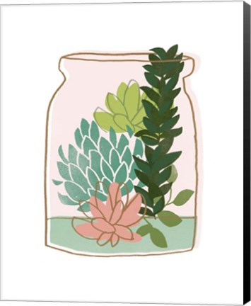 Framed Terrarium Cameo VIII Print