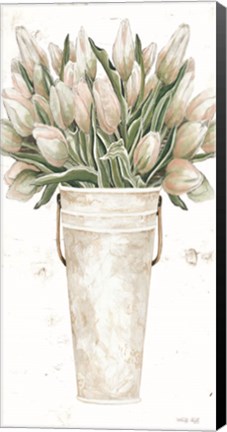 Framed Blushing Tulips Print