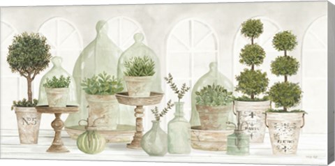 Framed Nice and Neutral Plant Collection Print