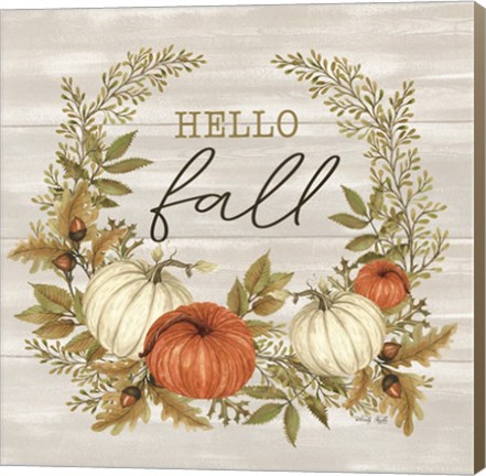 Framed Hello Fall Print