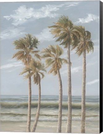 Framed Wind in the Palms Print