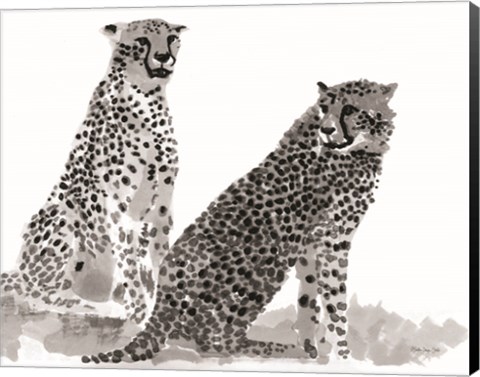 Framed Cheetahs Print