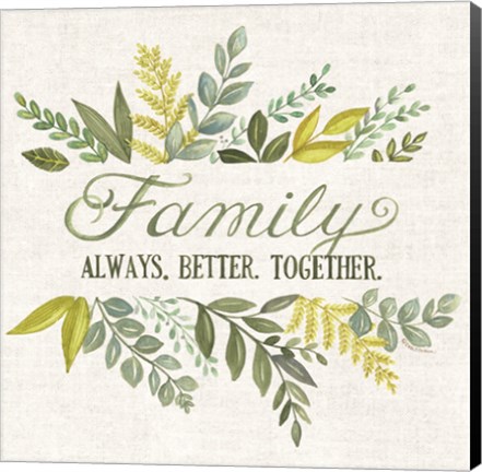 Framed Family Always Better Together Print