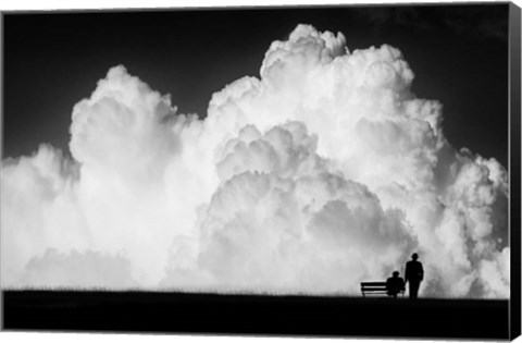 Framed Waiting for the Storm Print