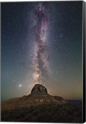 Framed Sky Lone Rock Print