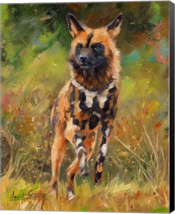 Framed Wild Dog 2 Left Print