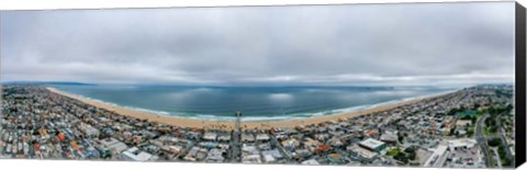 Framed Beach Pano Print