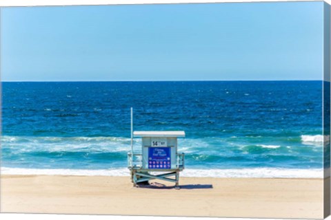 Framed Lifeguard Tower Print