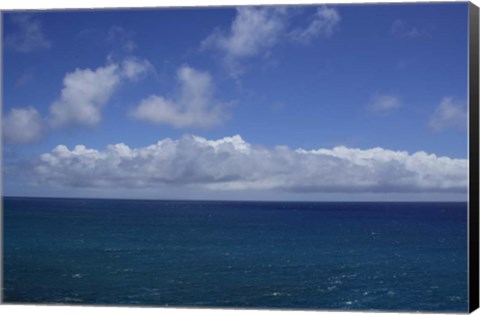 Framed Pacific Ocean, Kauai, Hawaii Print