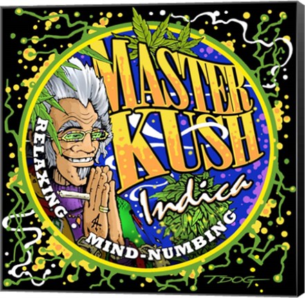 Framed Master Kush Print