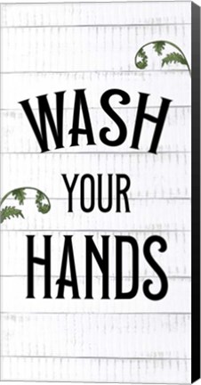 Framed Wash Your Hands Print