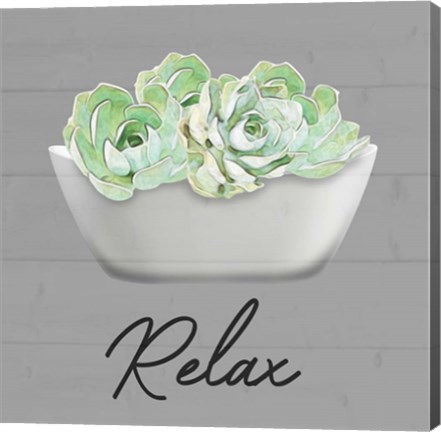 Framed Relaxed Succulent Print